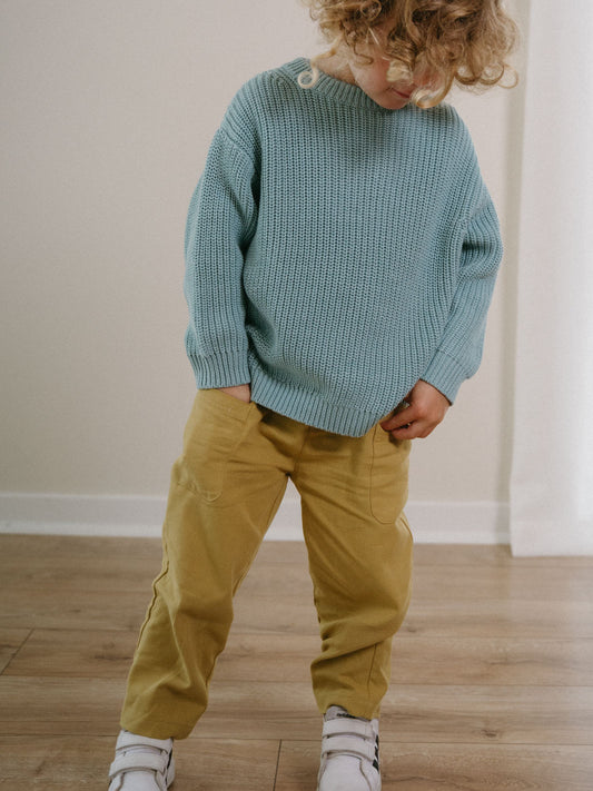 Twill Pants - Golden Pear
