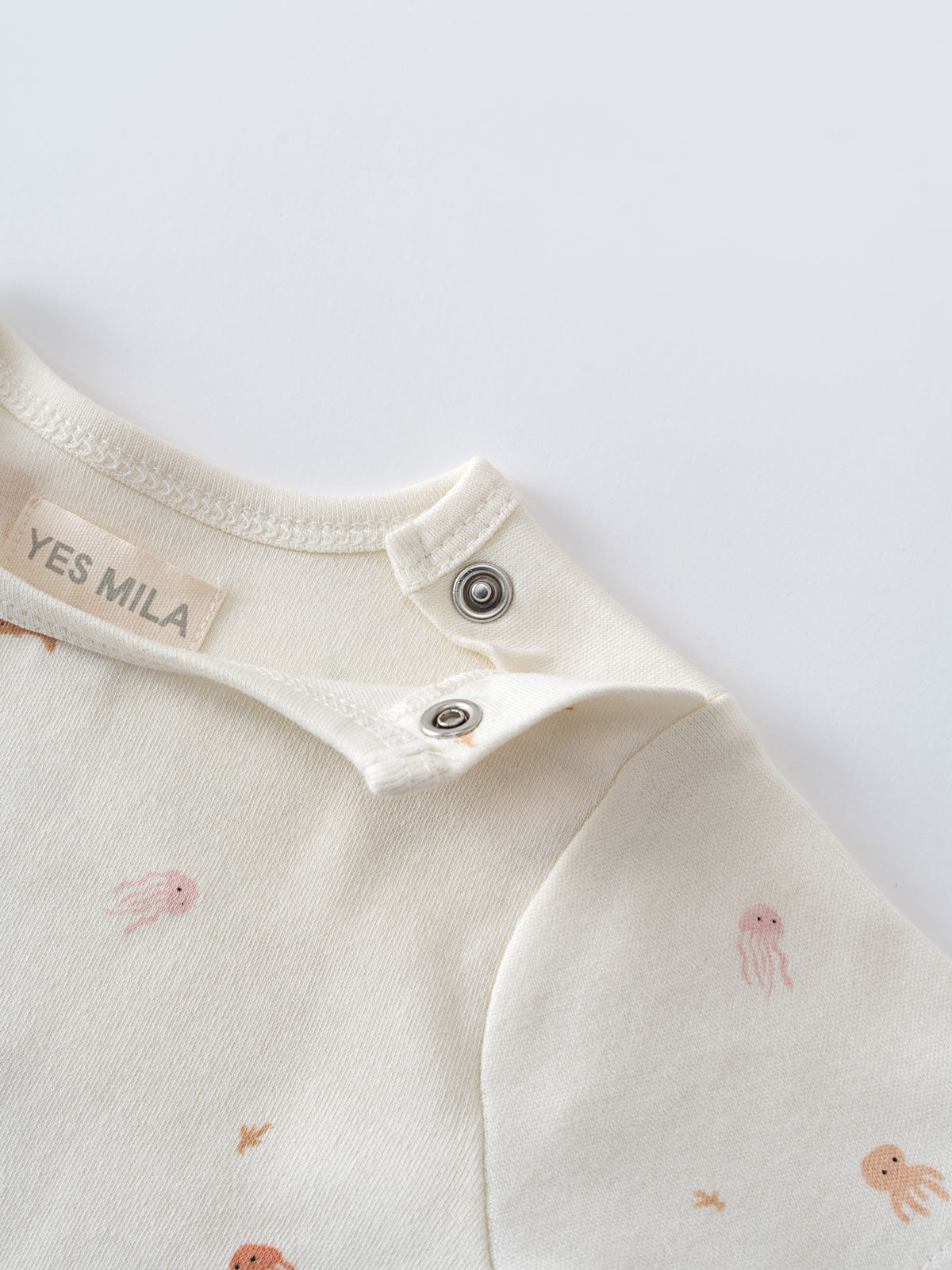 Zoe Short Sleeve Bodysuit - Ocean Buddies