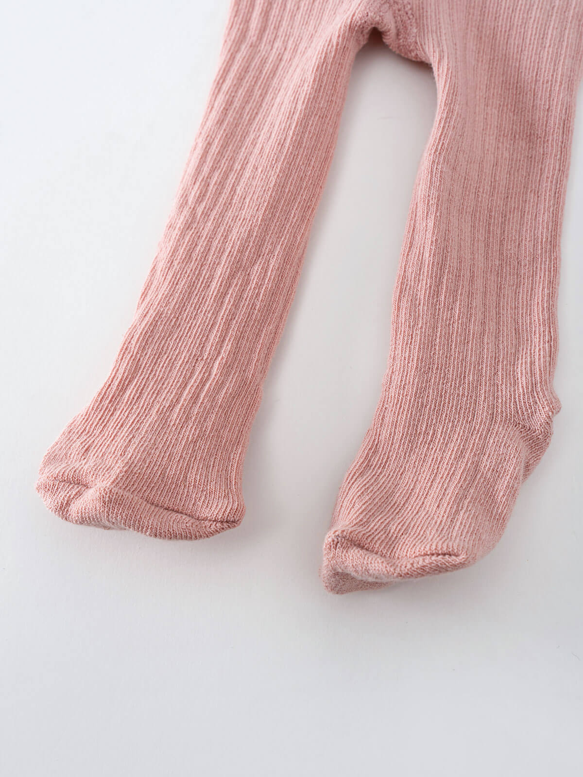 Baby Ribbed Tights - Blush