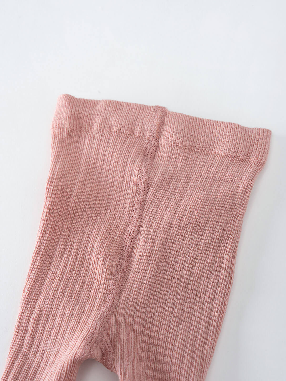 Baby Ribbed Tights - Blush