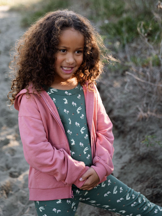 Printed Long Sleeve Tee - Forest Gathering Balsam