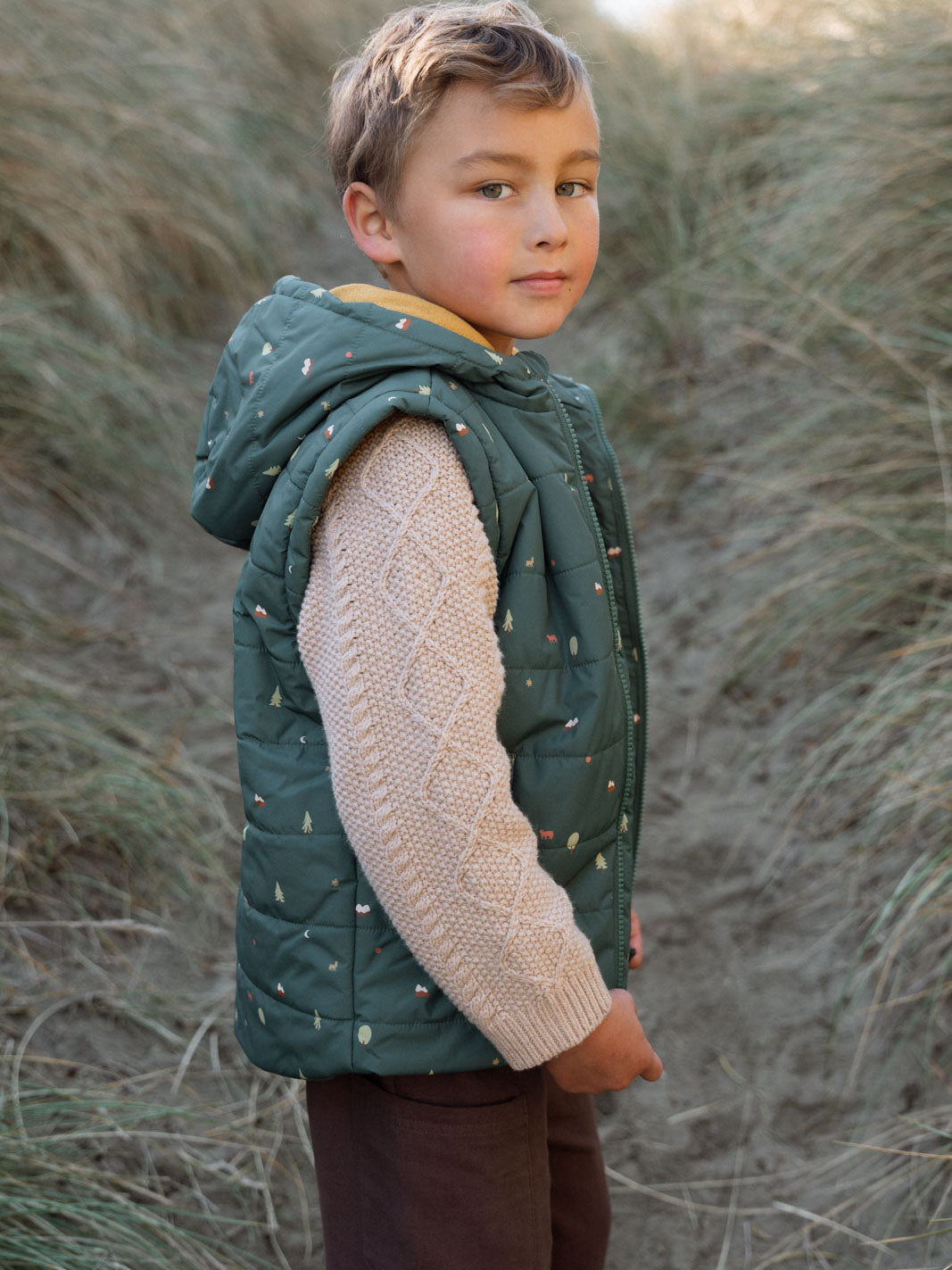 Cable Knit Jumper - Wicker