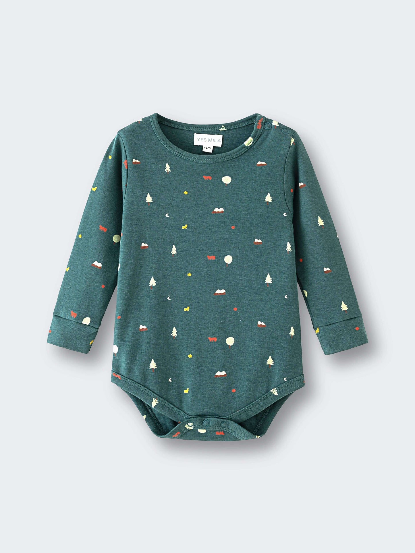Long Sleeve Bodysuit - Mountain View Balsam
