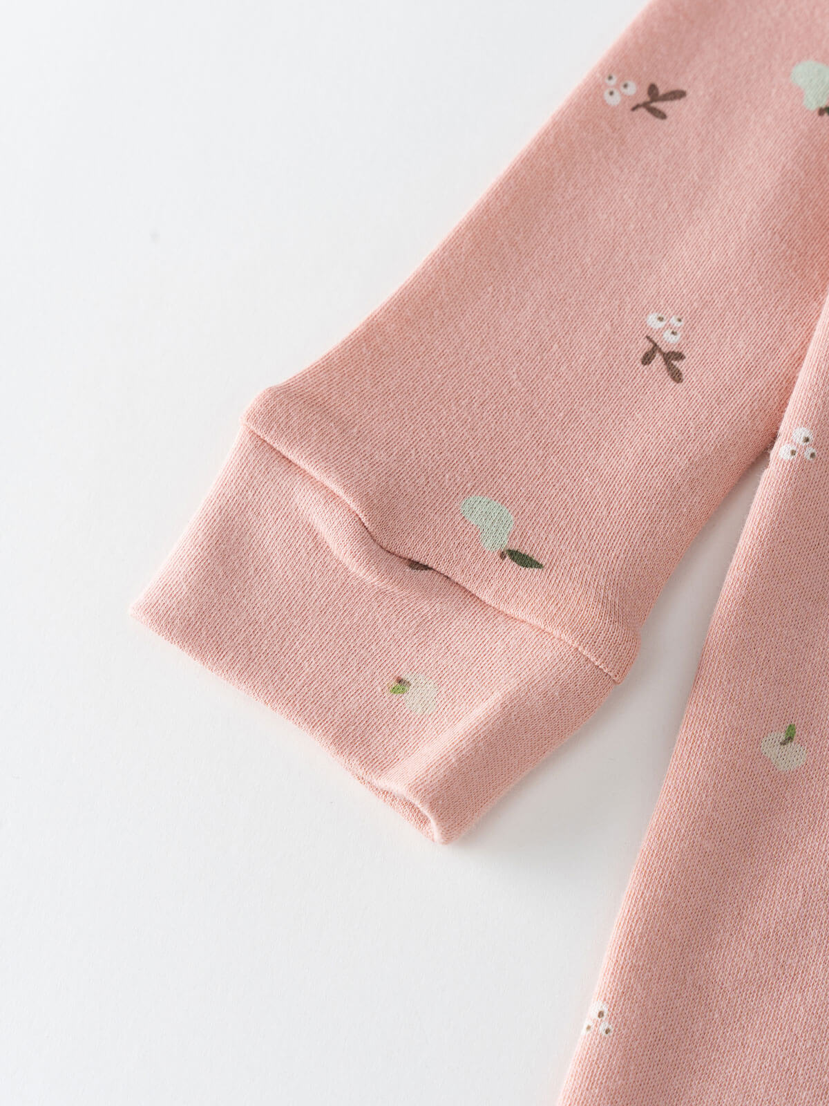 Printed Long Sleeve One Piece - Autumn Harvest Rosehip