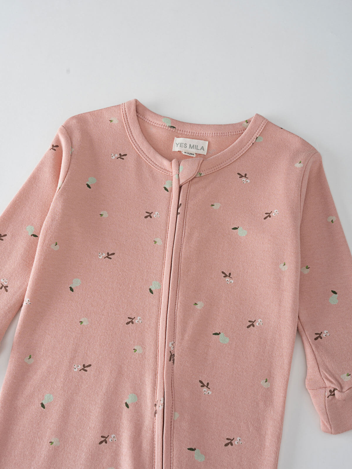 Printed Long Sleeve One Piece - Autumn Harvest Rosehip