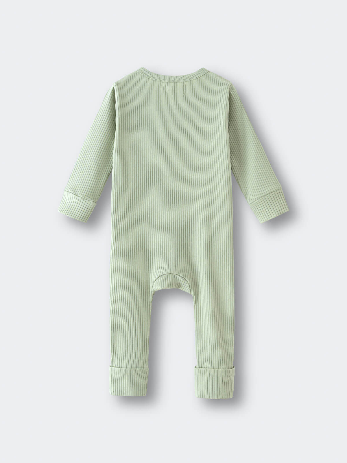 Ribbed Long Sleeve One Piece - Sage