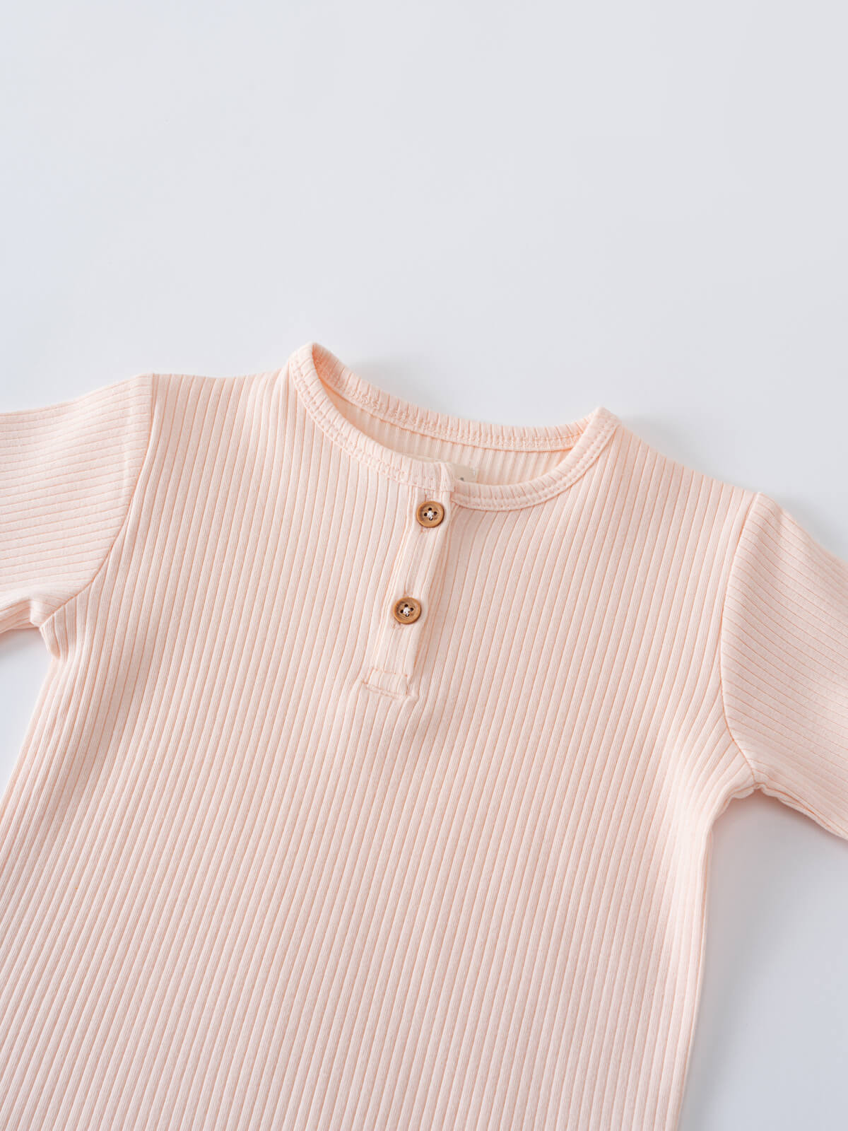 Avery Henley Bodysuit - Shell Pink