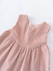 Pink corduroy dress on a white background Baby Corduroy Dress - Blush Baby girl