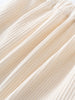 Close-up of beige corduroy fabric texture Baby Corduroy Skirt - Ecru Baby girl