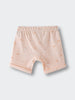 Light pink baby shorts with small apple print pattern Baby Jersey Shorts - Apples Baby girl