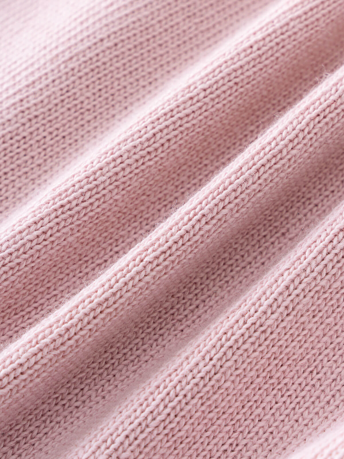 Close-up of pink knitted fabric