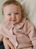 Baby Ruffle Cardigan - Blush