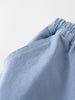 Close-up of light blue fabric with elastic waistband and gathered detail Cargo Pants - Sky Blue Boys