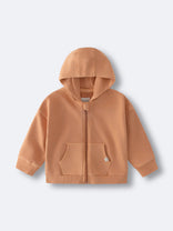 Carter Zip Hoodie - Salted Caramel