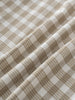 Close-up of plaid shirt with brown and white check pattern Check Shirt - Brushed Cotton Check Boys