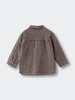 Plaid shirt on a light gray background Check Shirt - Muslin Cotton Check Boys