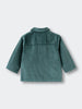 Green corduroy jacket with collar laid flat on light background Corduroy Jacket - Balsam Girls and Boys