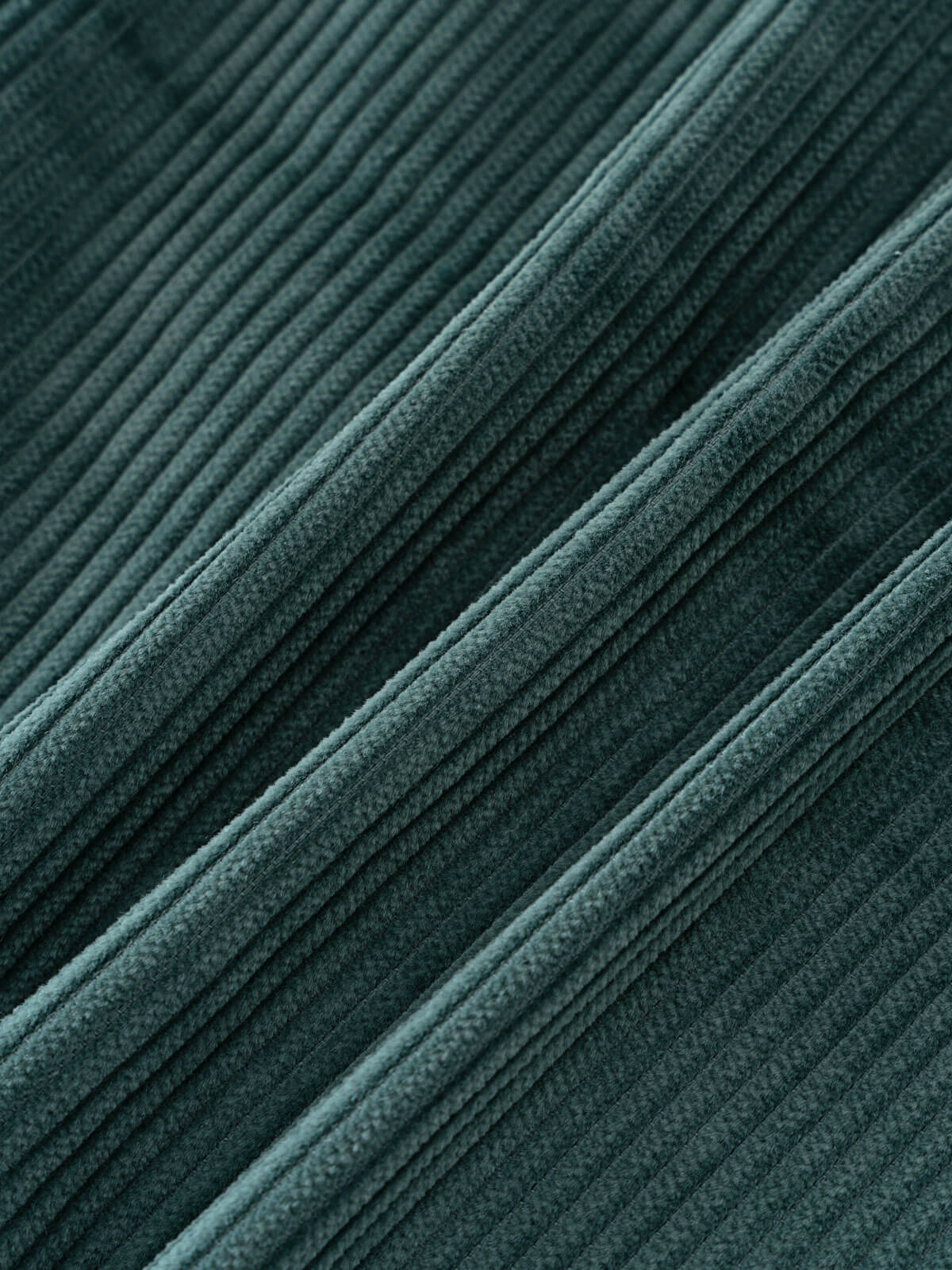 Close-up of dark green corduroy fabric with vertical ribbed texture Corduroy Jacket - Balsam Girls and Boys