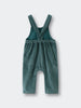 Green corduroy overalls on a white background Corduroy Overalls - Balsam Baby boy