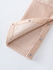 Close-up of a Beige corduroy overalls with button details on a white background Corduroy Overalls - Clay Baby boy