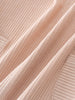 Close-up corduroy pinafore dress fabric texture in beige color Corduroy Pinafore Dress - Clay Girls