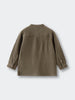 Green textured shirt on a light gray background Grandad Shirt - Forest Boys