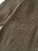 Green textured shirt on a light gray background Grandad Shirt - Forest Boys