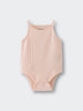 India Singlet Bodysuit - Shell Pink
