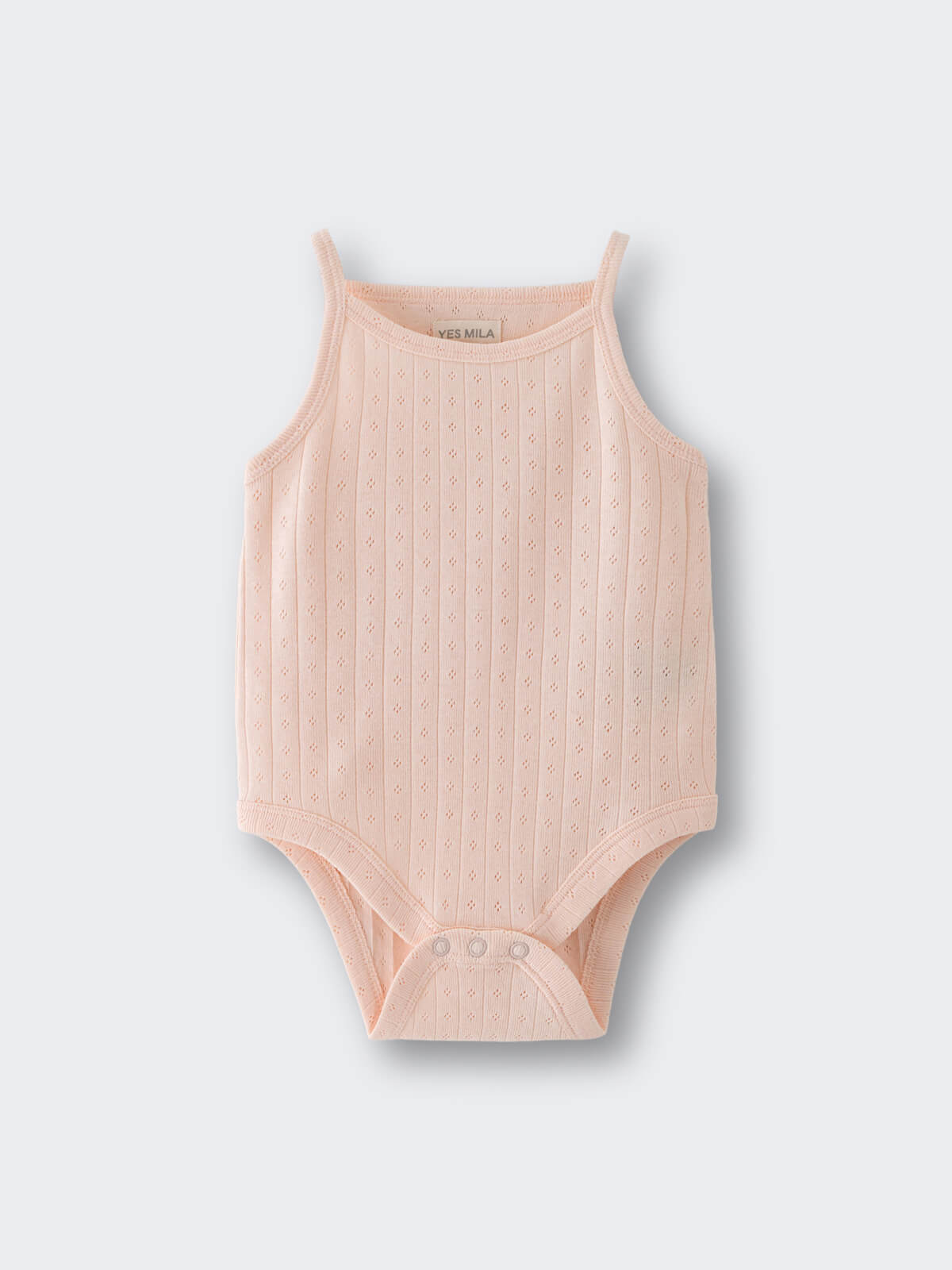 India Singlet Bodysuit - Shell Pink