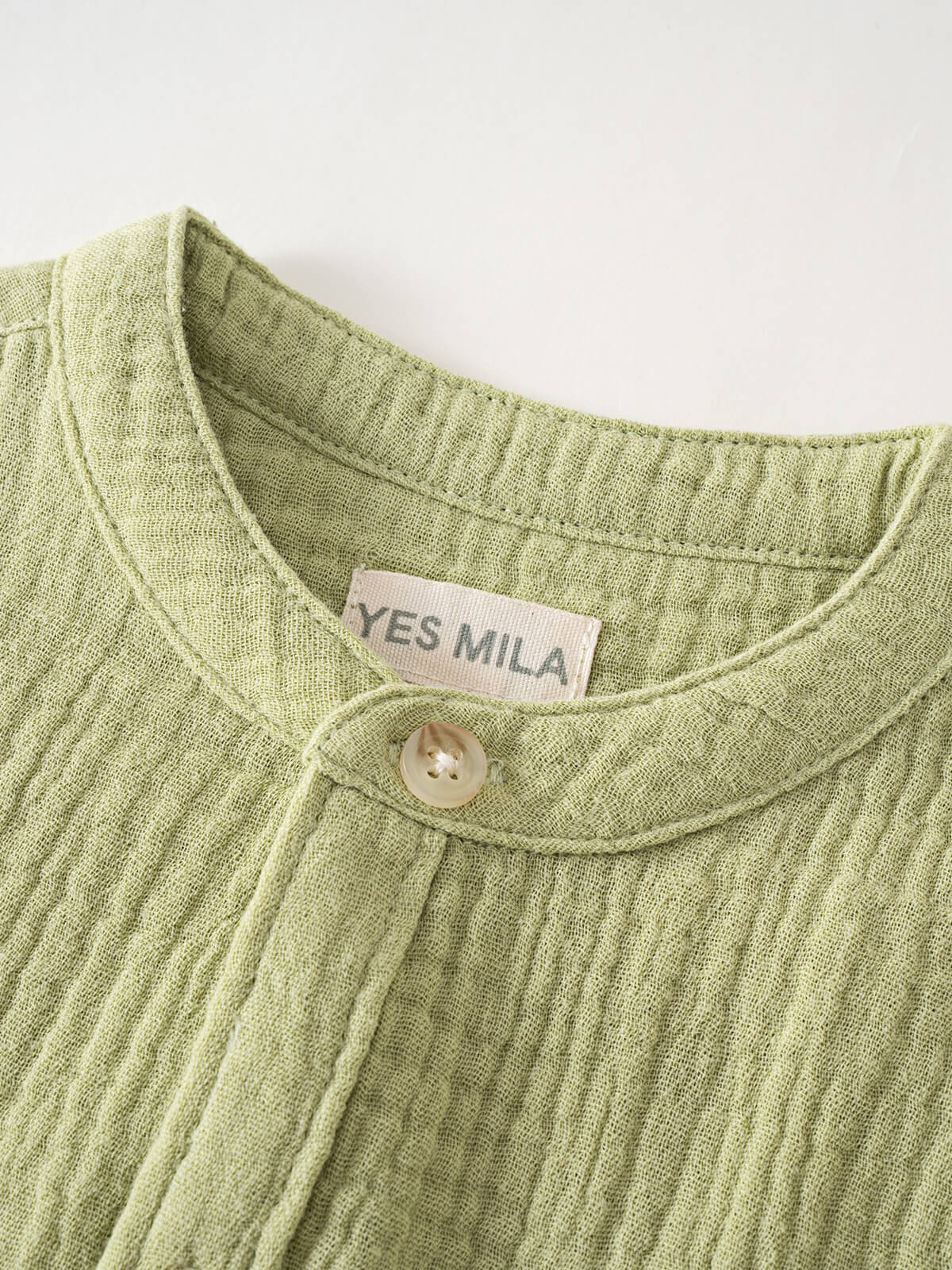 Jude Long Sleeve Shirt - Calla Green