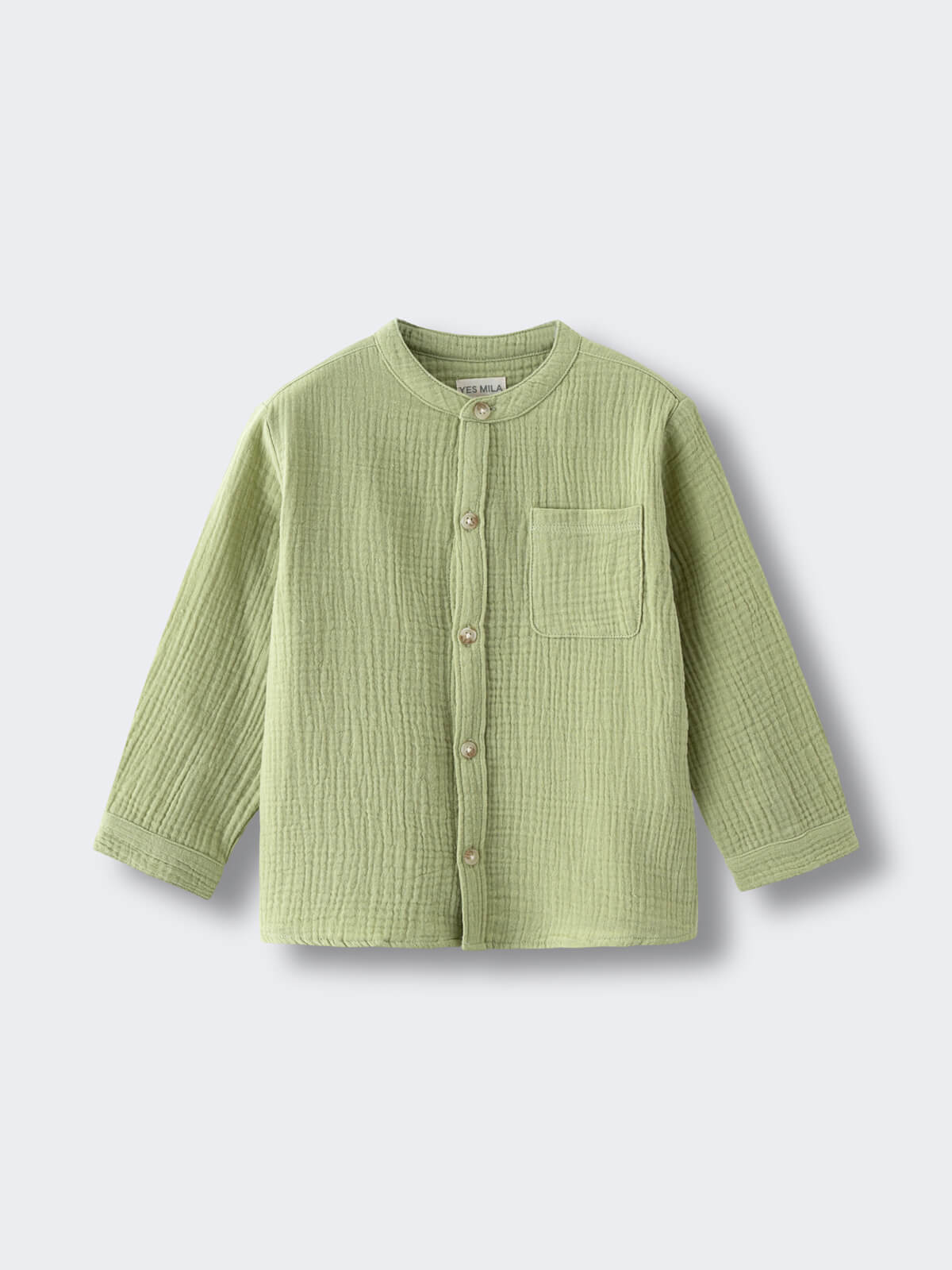 Jude Long Sleeve Shirt - Calla Green