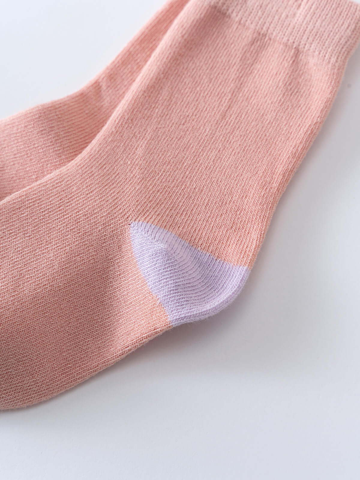 Kids Socks 3 pack - Pink Shell