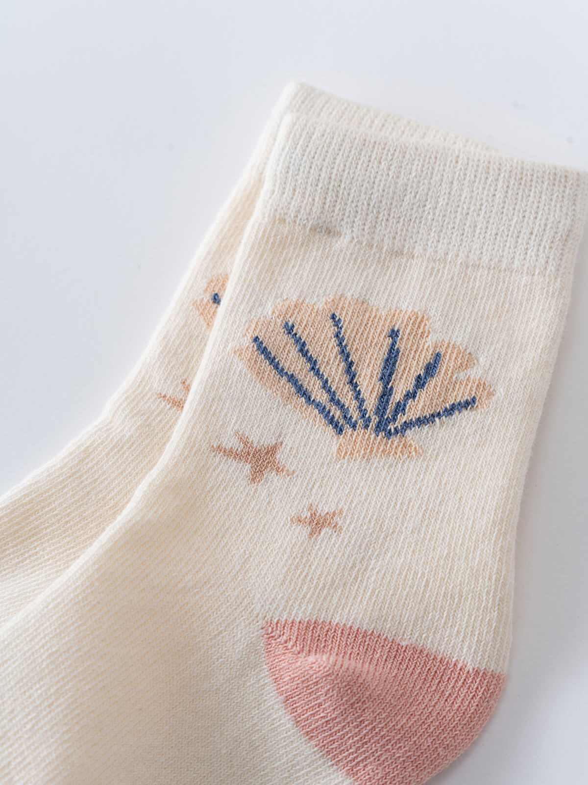 Kids Socks 3 pack - Pink Shell