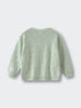 Light green knitted sweater with raised dot texture pattern throughout Knit Jumper - Mint Girls