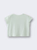 Lara Towelling Tee Shirt - Mint