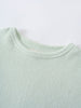 Lara Towelling Tee Shirt - Mint