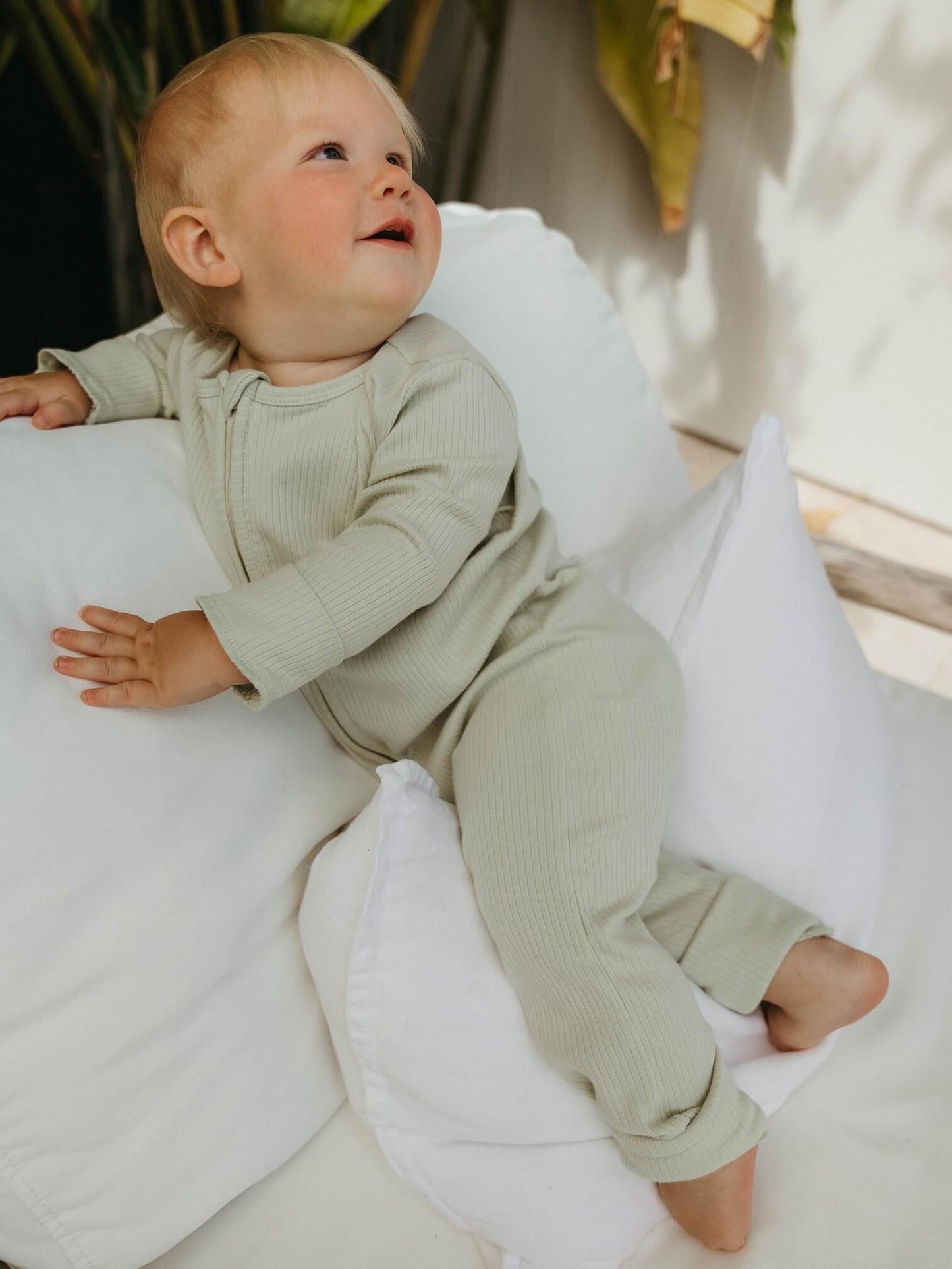 Levi Long Sleeve One Piece - Matcha