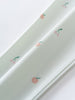 Light green fabric with small pink cherries and peaches print Leggings - Summer Fruits Girls