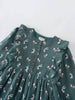 Green dress with bunny print on a white background Printed Woven Dress - Forest Gathering Balsam Girls