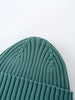Green knit beanie on a light gray background Ribbed Beanie - Balsam Boys