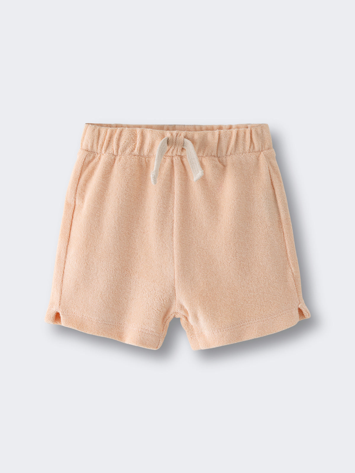 Riley Towelling Shorts - Apricot