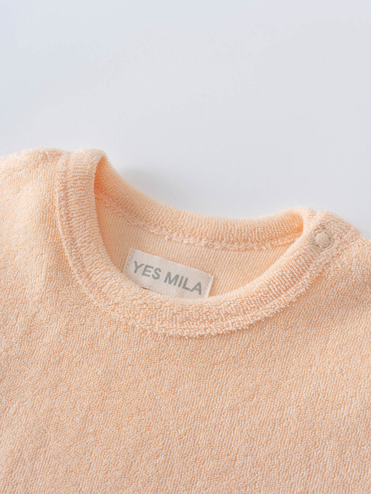 Riley Towelling Tee - Apricot