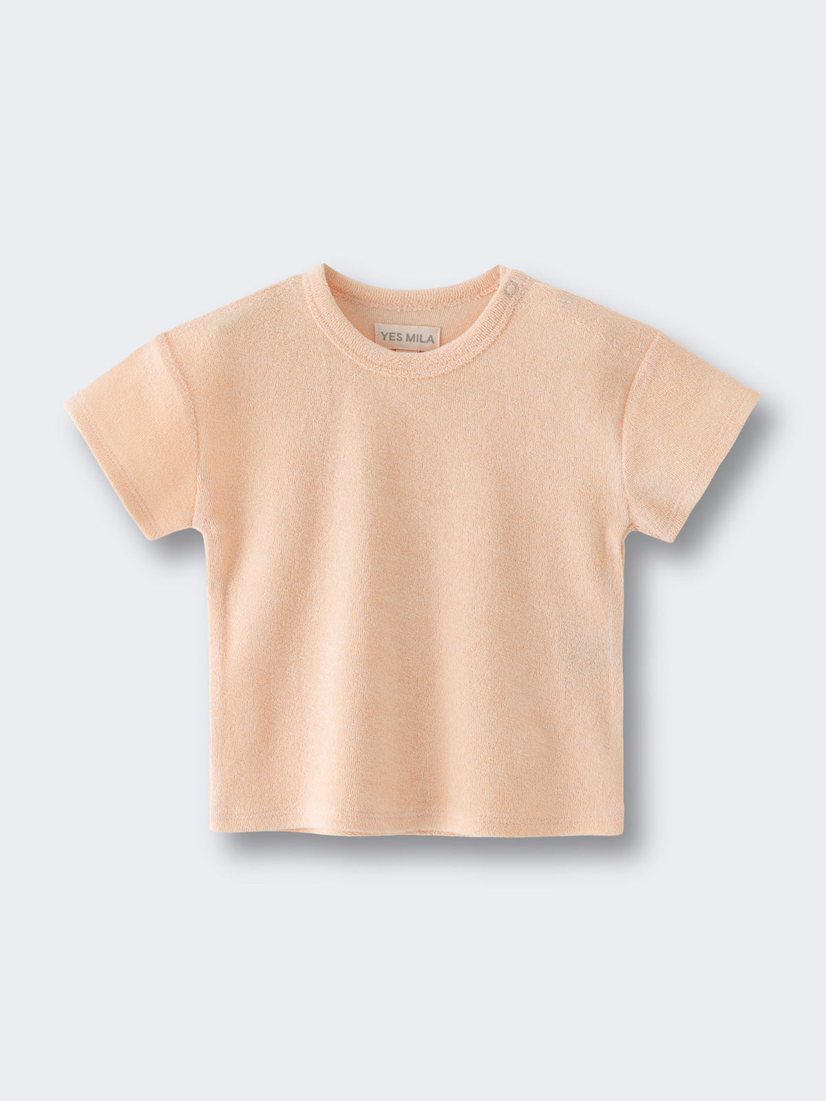 Riley Towelling Tee - Apricot