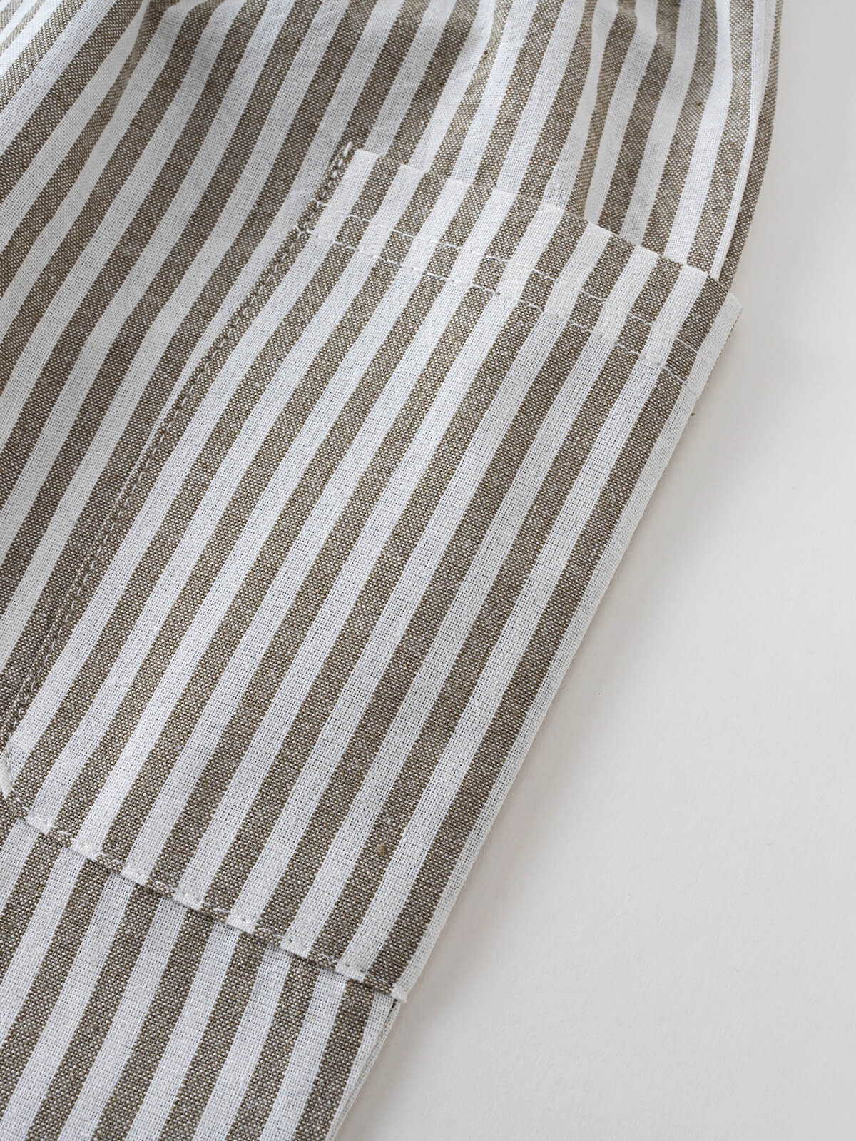 Rory Striped Pants - Matcha Stripe