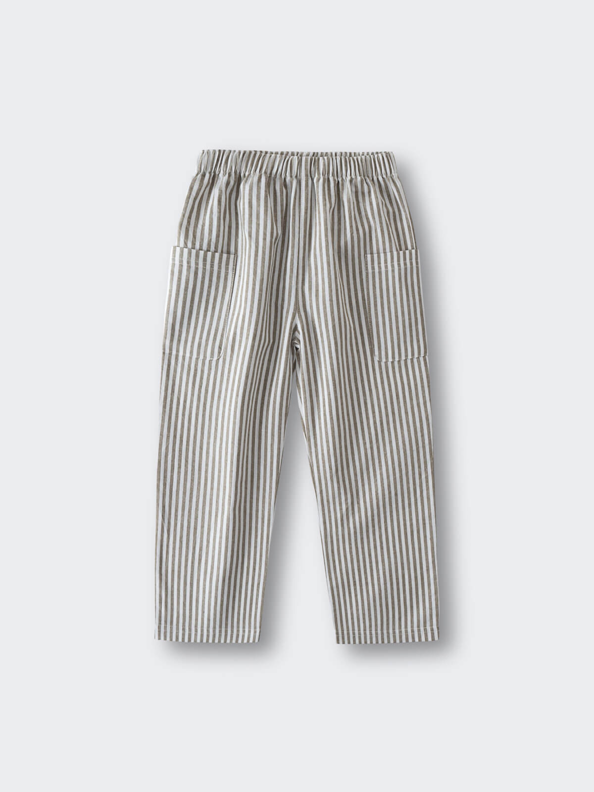 Rory Striped Pants - Matcha Stripe