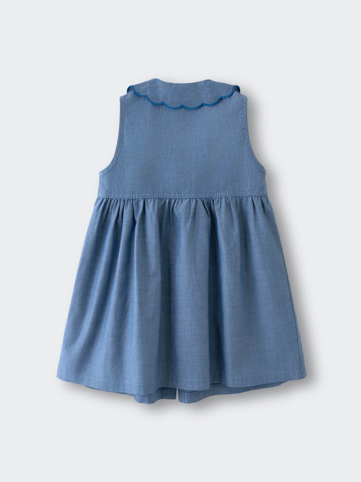 Skylar Dress - Blue Chambray