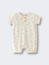 Tara Short Sleeve Onesie - Lemons
