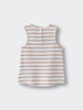 Tate Sleeveless Tee - Sand Stripe