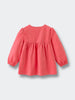 Pink blouse with long sleeves on a light gray background Three Button Blouse - Cloudberry Girls