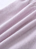 Close-up of soft lilac towelling fabric with gentle folds and texture Towelling Shorts - Lilac Girls